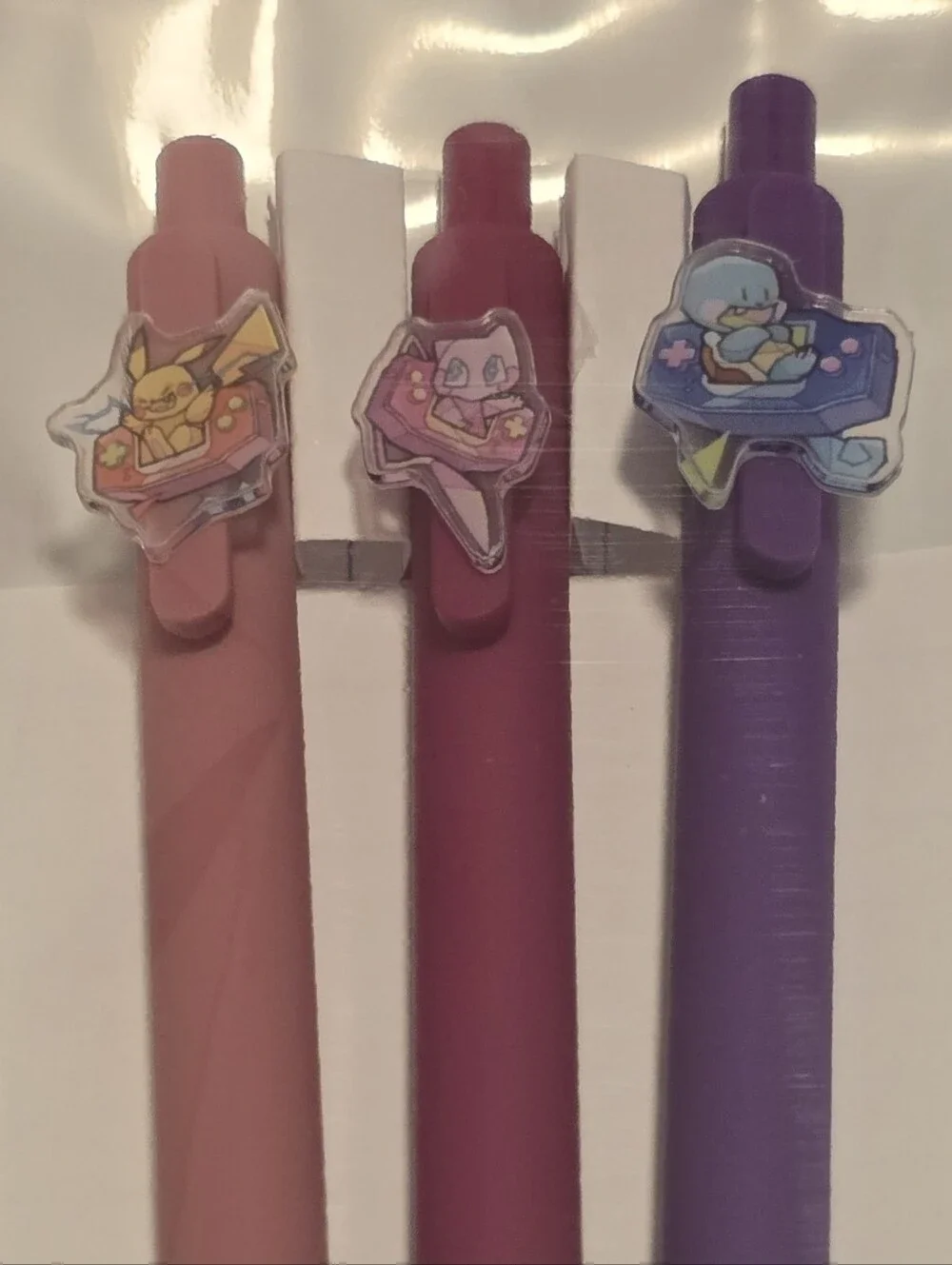 Pokemon Gameboy Gel Pen Trio